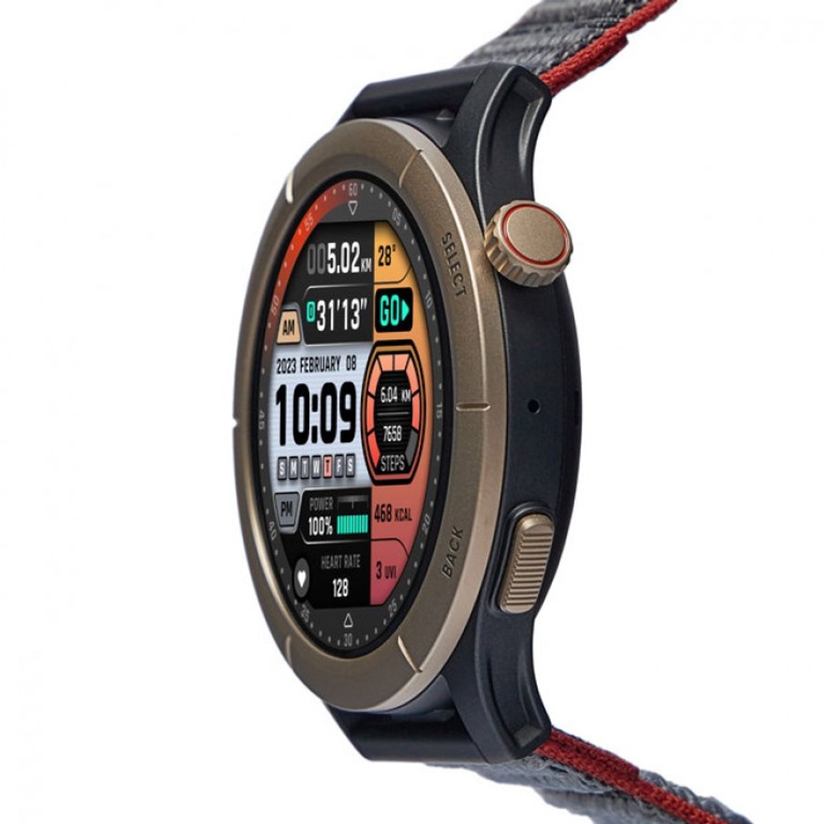 AMAZFIT - Reloj Smartwatch Amazfit Cheetah Pro Negro Amoled Deportivo Gris Plateado