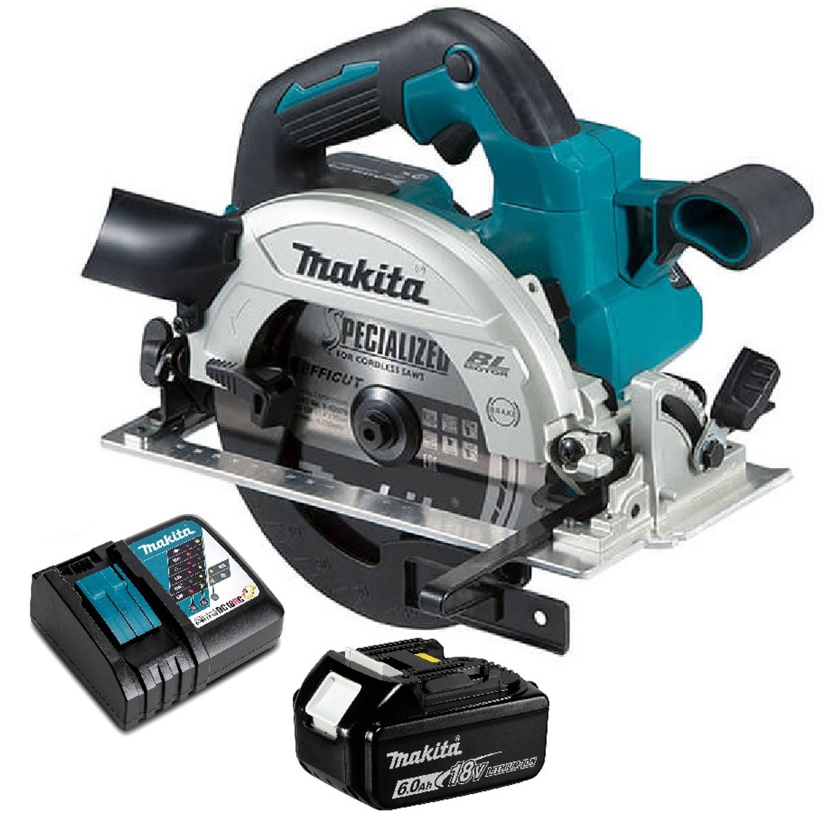 Sierra Circular 165mm 6-12 Brushless 18v Makita Dhs660 6Ah, marca MAKITA - Foto Principal