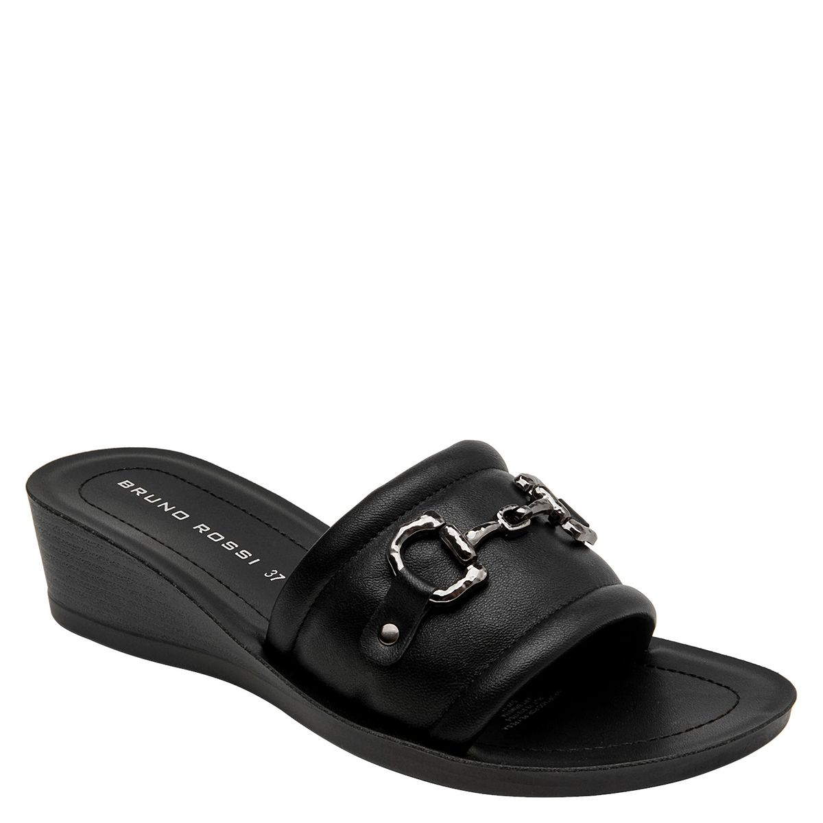 BRUNO ROSSI - Sandalia Casual Mujer Negro Bruno Rossi