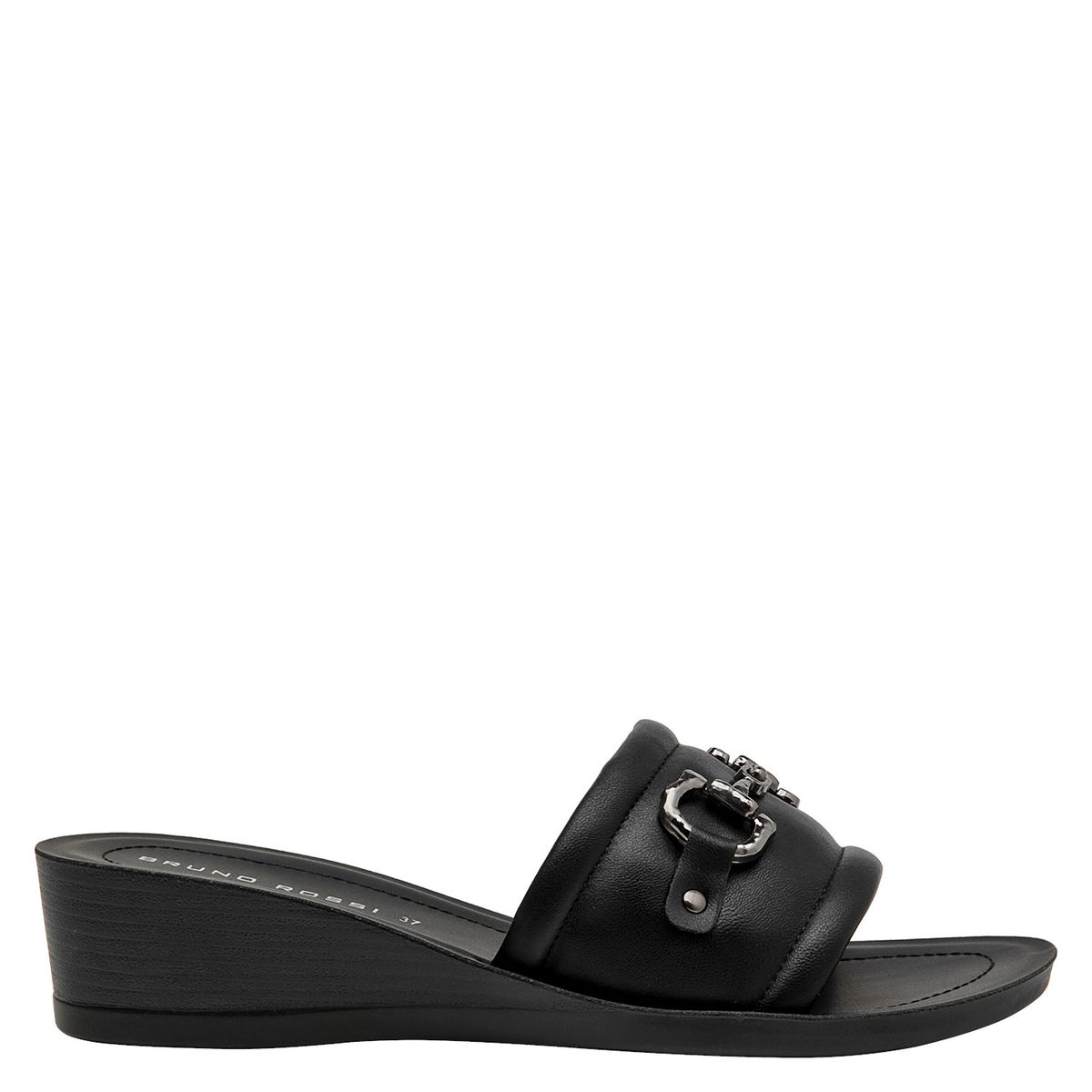 BRUNO ROSSI - Sandalia Casual Mujer Negro Bruno Rossi