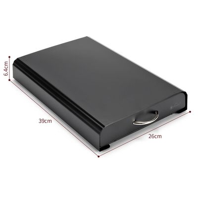 Imagen 2 del producto Porta Cápsula Metálico Para 60 Cápsulas Con Cajón Negro