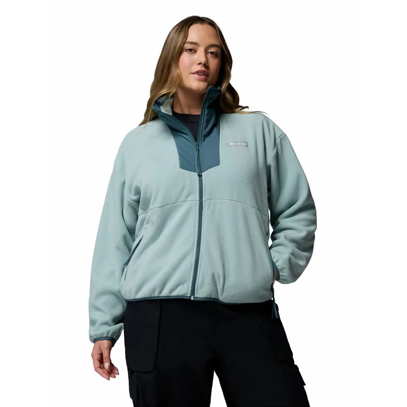 COLUMBIA - Polar Mujer Sequoia Grove Full Zip Celeste COLUMBIA
