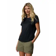 COLUMBIA - Polera MC Mujer Zero Rules Light Negro