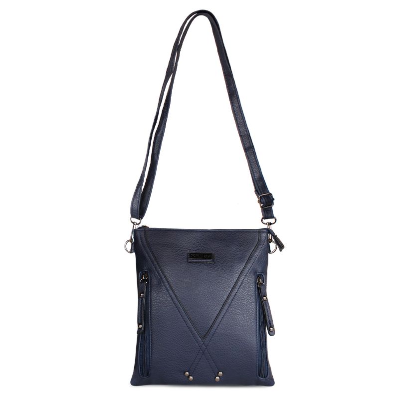 ANABELLA SACHI - Cartera bandolera Pascal azul Anabella Sachi