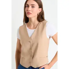 ASH - Gilet Mujer Avellana