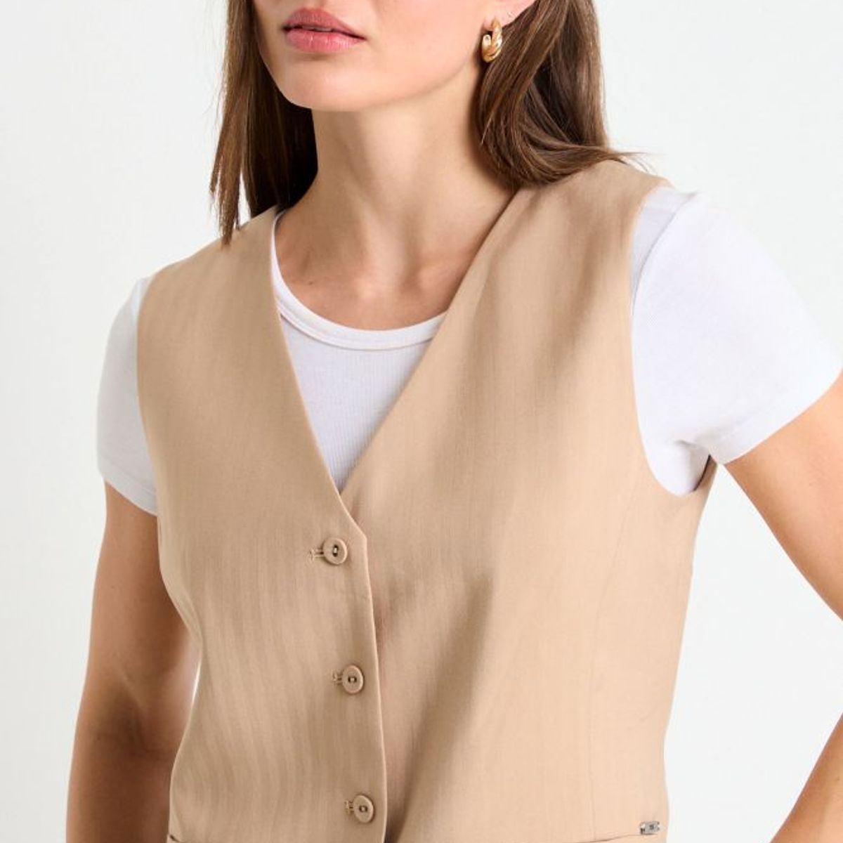 ASH - Gilet Mujer Avellana Ash