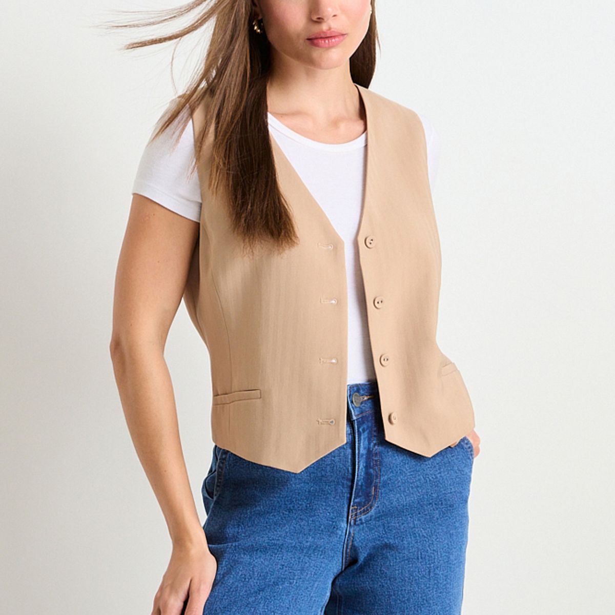 ASH - Gilet Mujer Avellana Ash