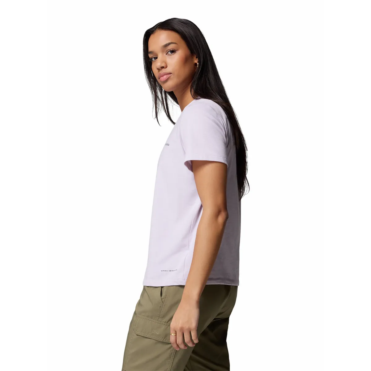 COLUMBIA - Polera Manga Corta Mujer Sun Trek II Morado COLUMBIA
