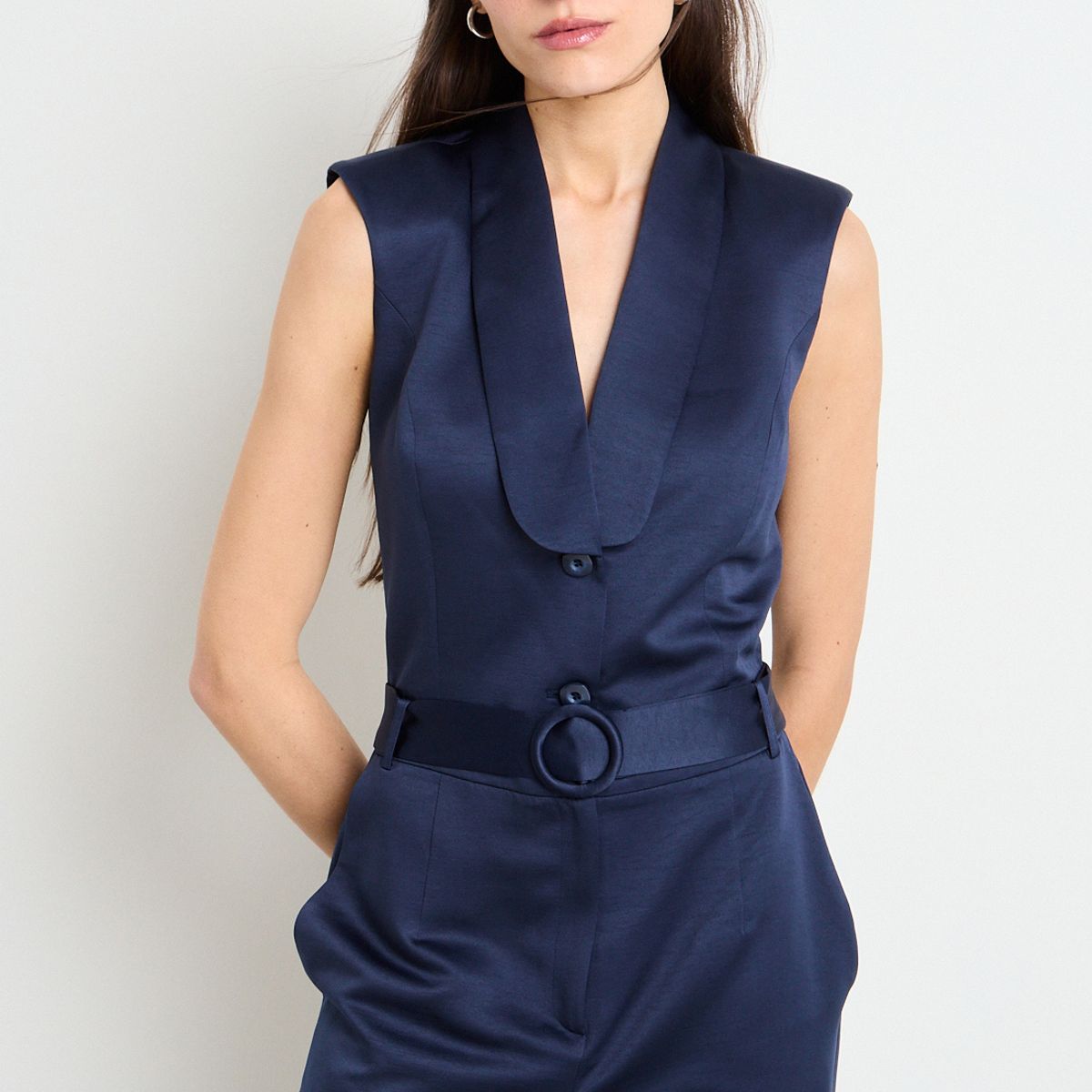 IO - Enterito Liso Mujer Azul Io