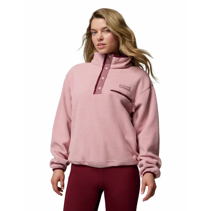 COLUMBIA - Polar Mujer Helvetia Snap Rosado COLUMBIA