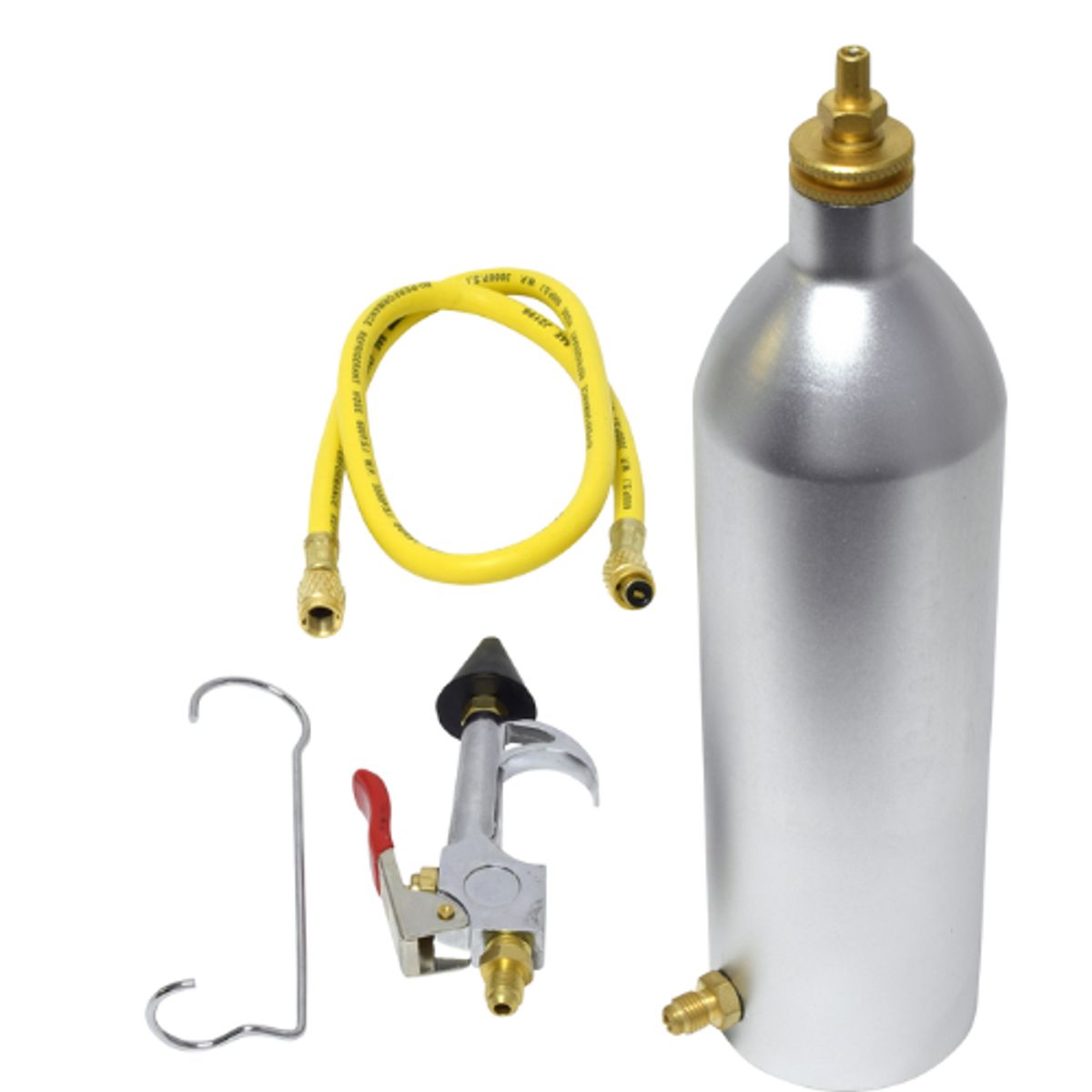 GENERICO - PISTOLA Y CONTENEDOR PARA FLUSHING AC AUTOMOTRIZ