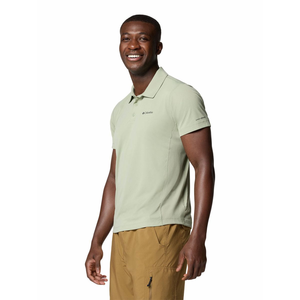 COLUMBIA - Polera Manga Corta Hombre Zero Rules Beige COLUMBIA
