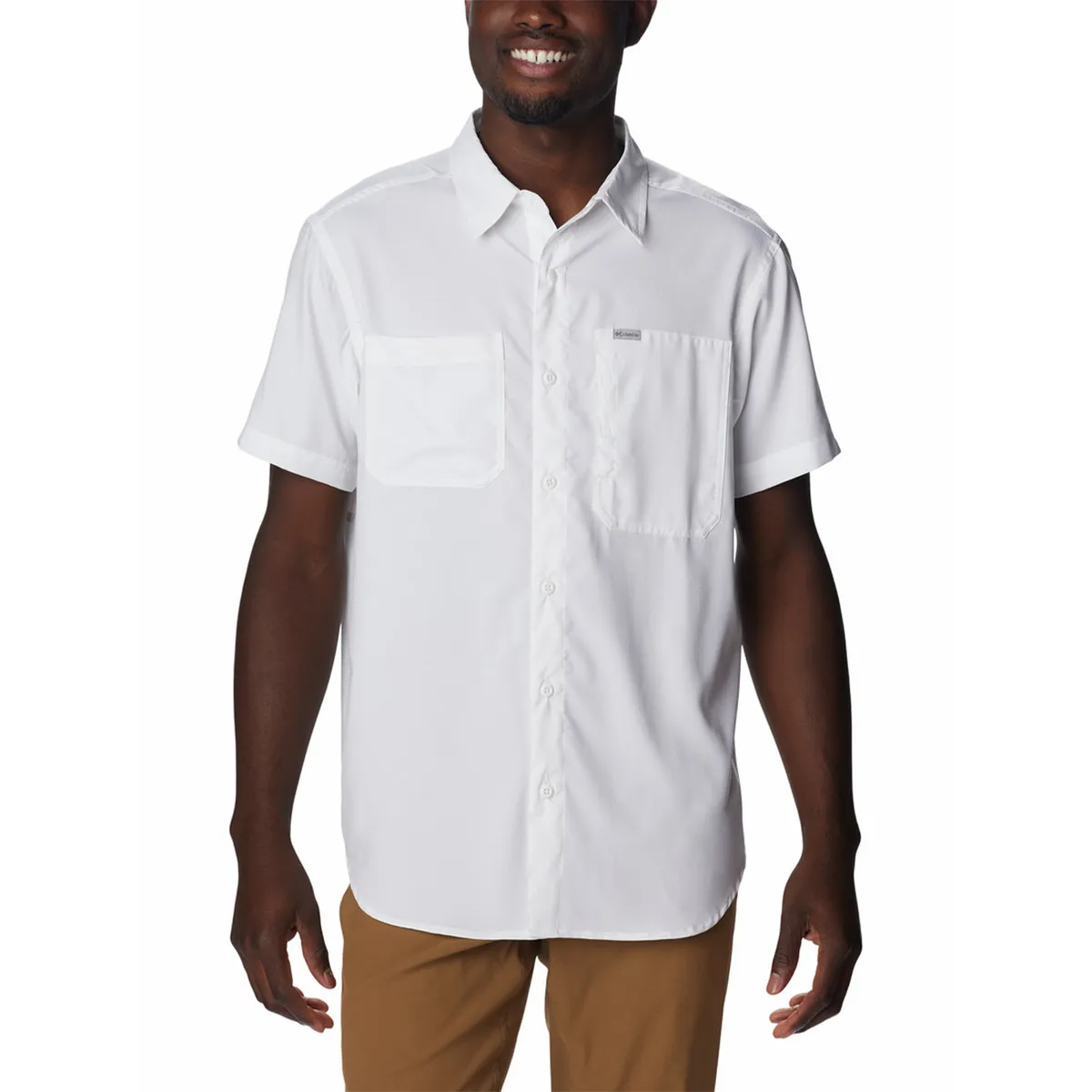 COLUMBIA - Camisa MC Hombre Silver Ridge Utility Blanco COLUMBIA