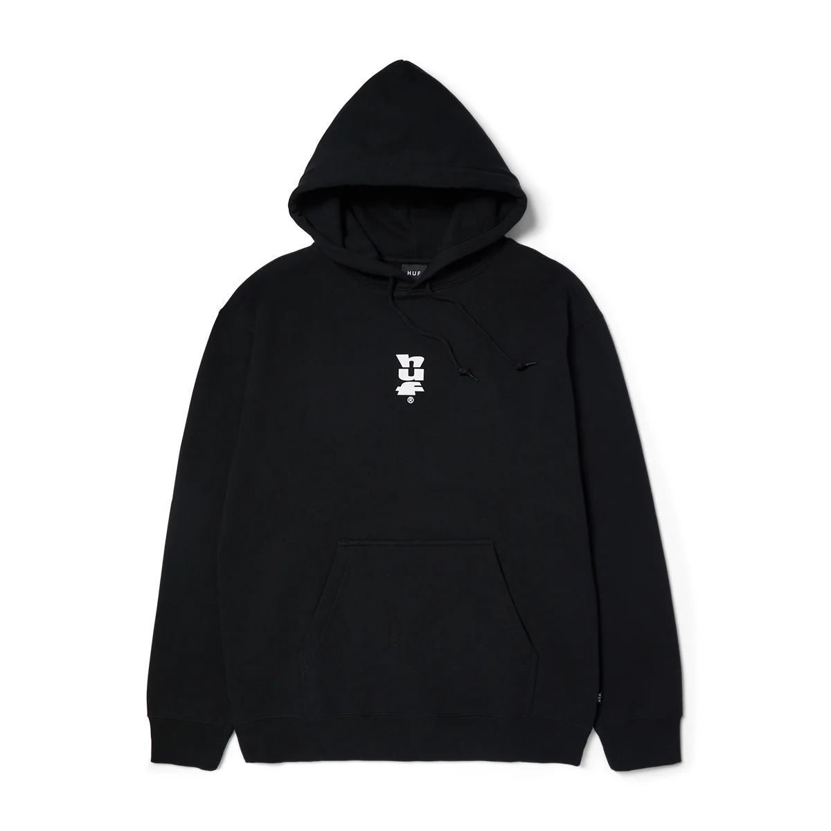 HUF - Poleron Negro Hombre Algodón Huf Set Megablast