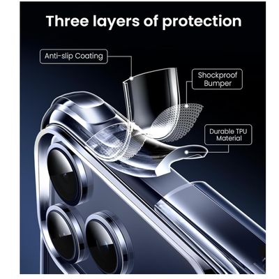 Imagen 2 del producto Carcasa Para iPhone 17 Pro Max Transparente Reforzada