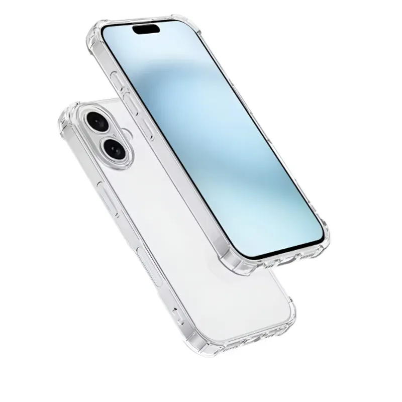 GENERICO - Carcasa Para iPhone 17 Transparente Reforzada