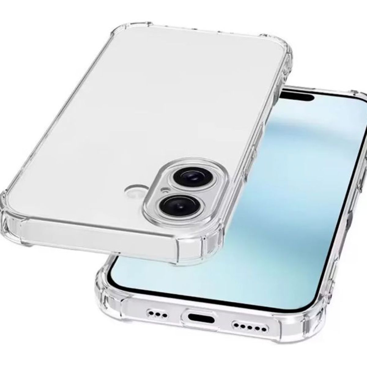 GENERICO - Carcasa Para iPhone 17 Transparente Reforzada