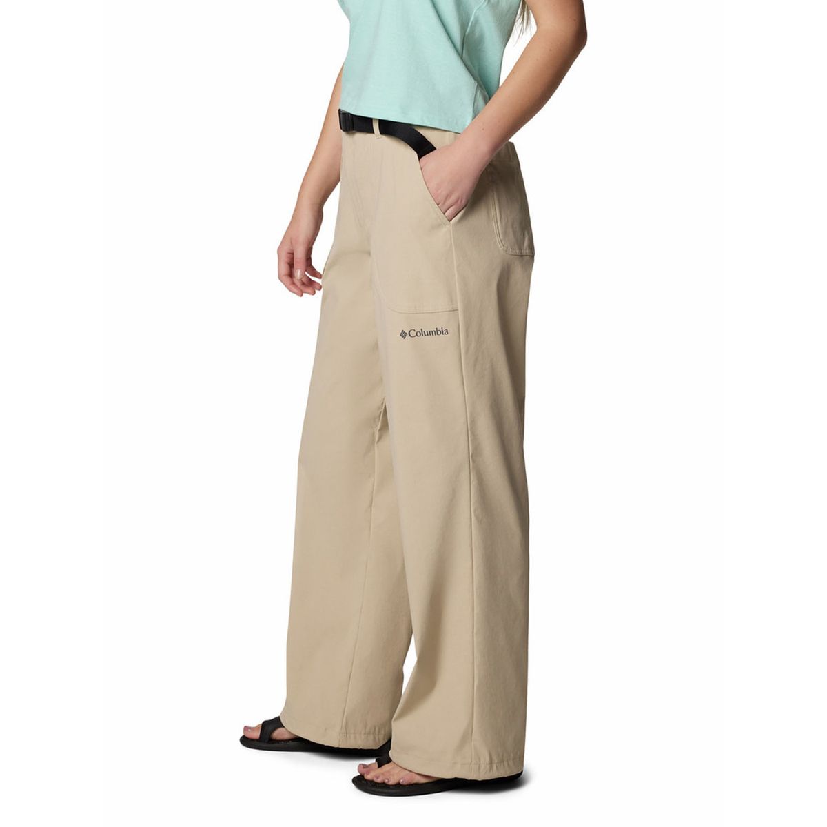 COLUMBIA - Pantalón Mujer Brea Falls Nylon Beige COLUMBIA