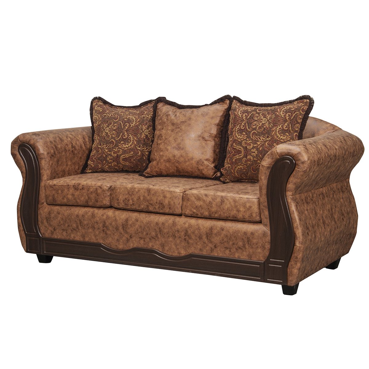 BLACK FACTORY - Sofá 3 Cuerpos Sofia PU