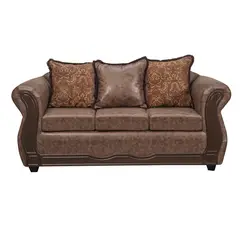 BLACK FACTORY - Sofá 3 Cuerpos Sofia PU