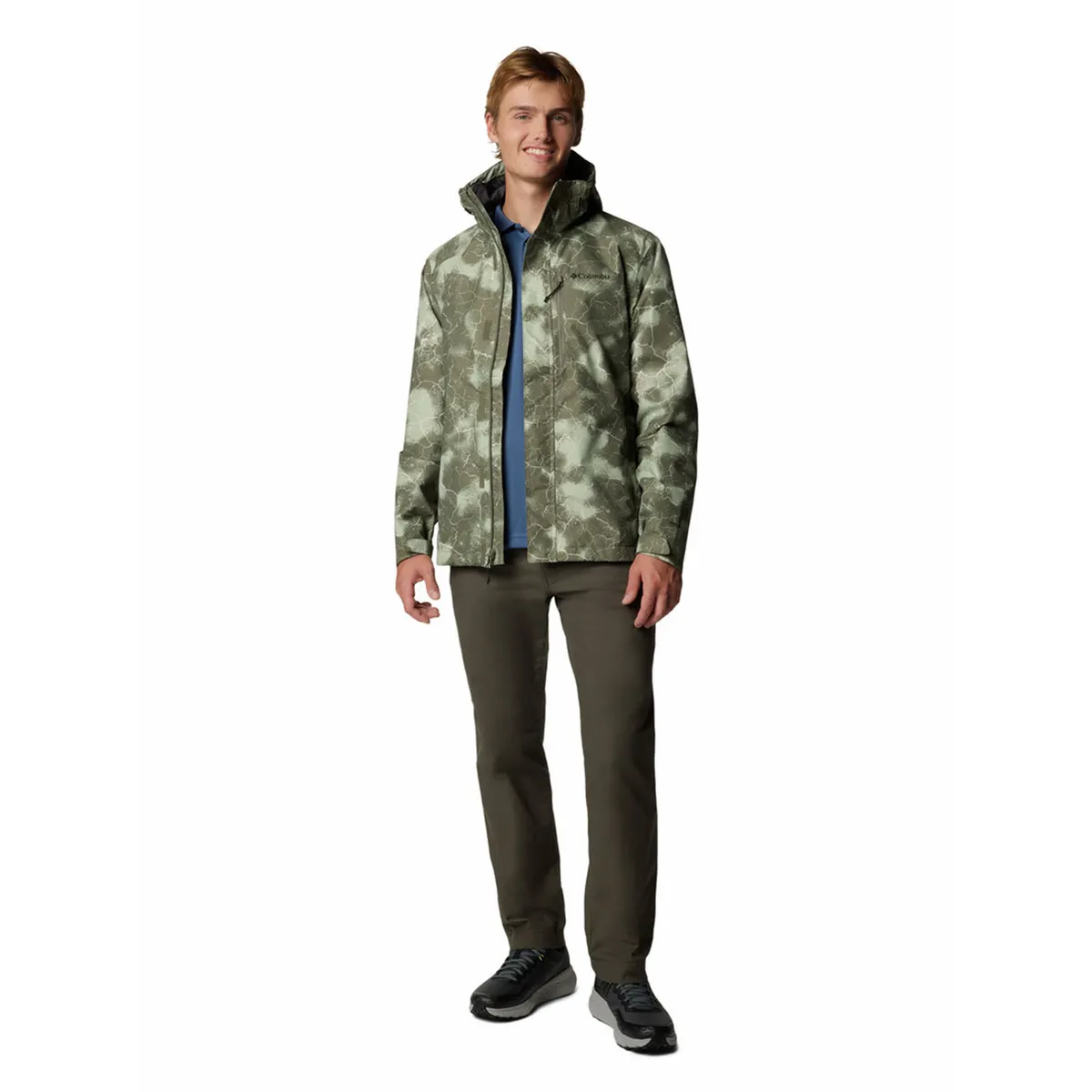 COLUMBIA - Cortaviento Hombre Hikebound II Gris COLUMBIA