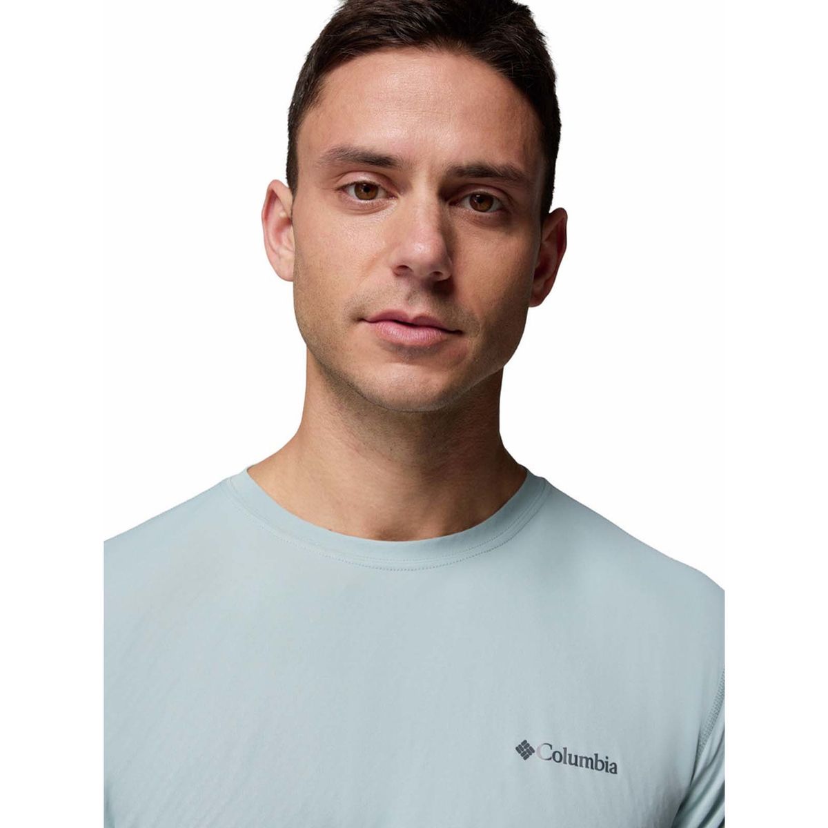 COLUMBIA - Polera M/C Hombre Zero Rules Light Celeste COLUMBIA