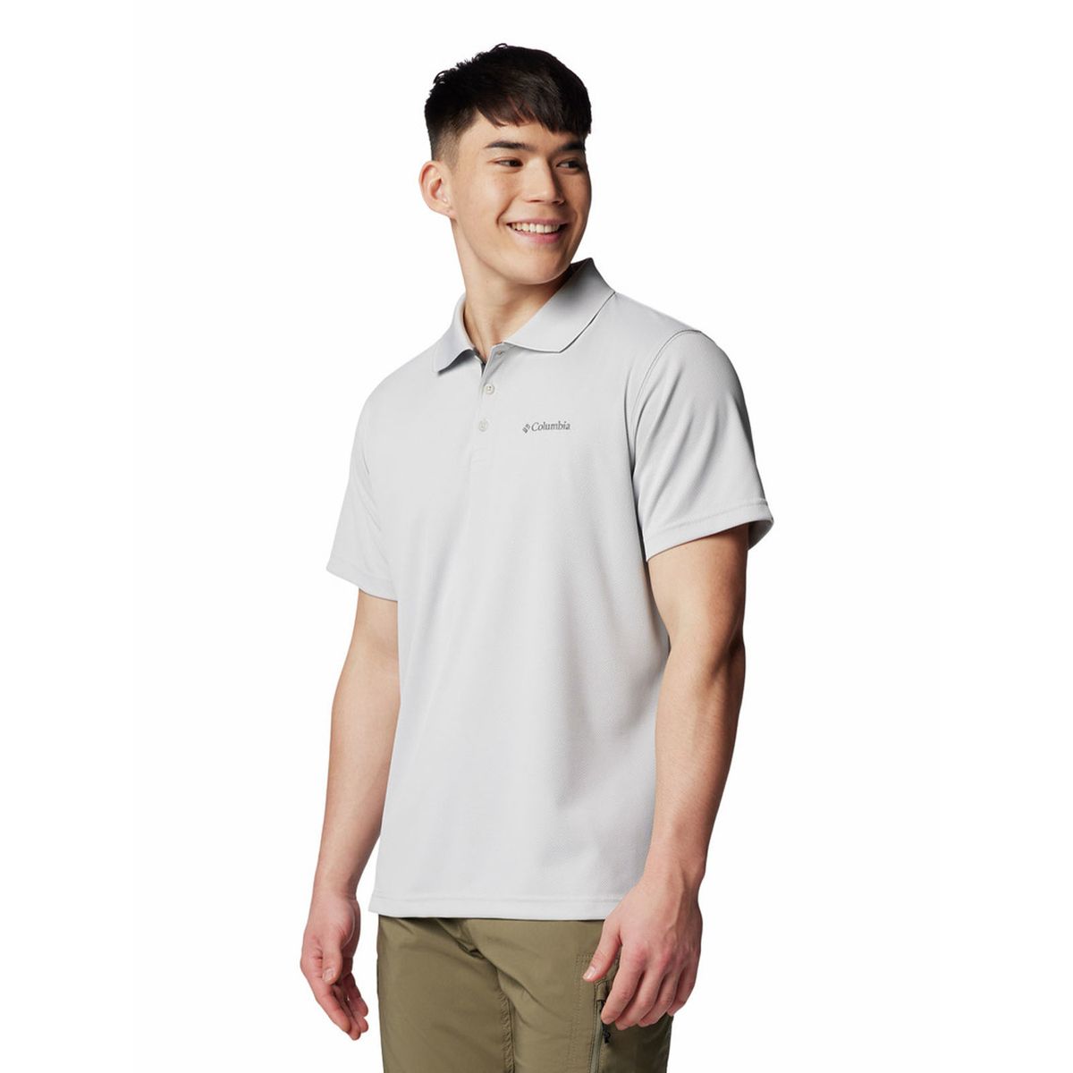 COLUMBIA - Polera Manga Corta Hombre Utilizer Gris COLUMBIA