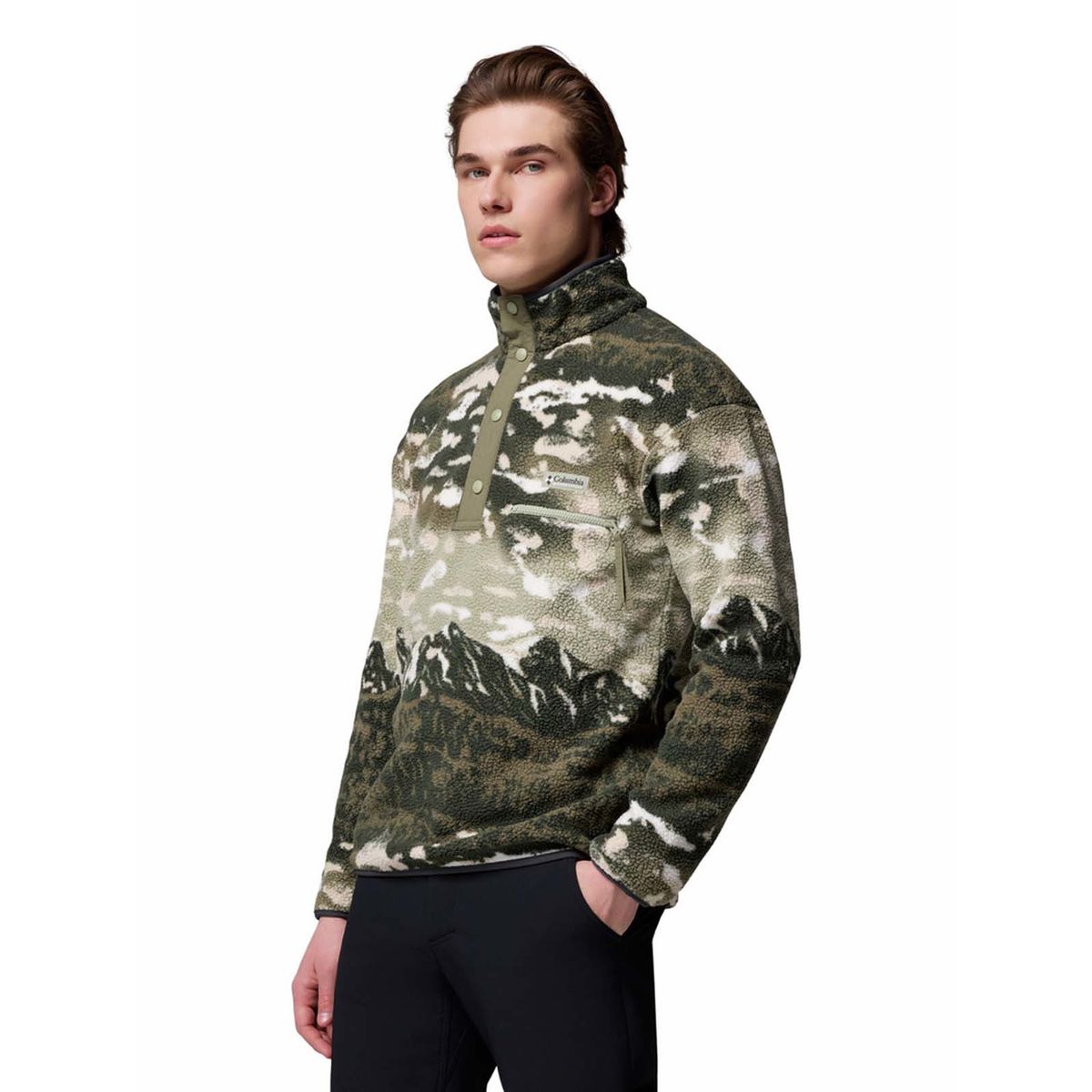 COLUMBIA - Polar Hombre Helvetia Snap Gris COLUMBIA