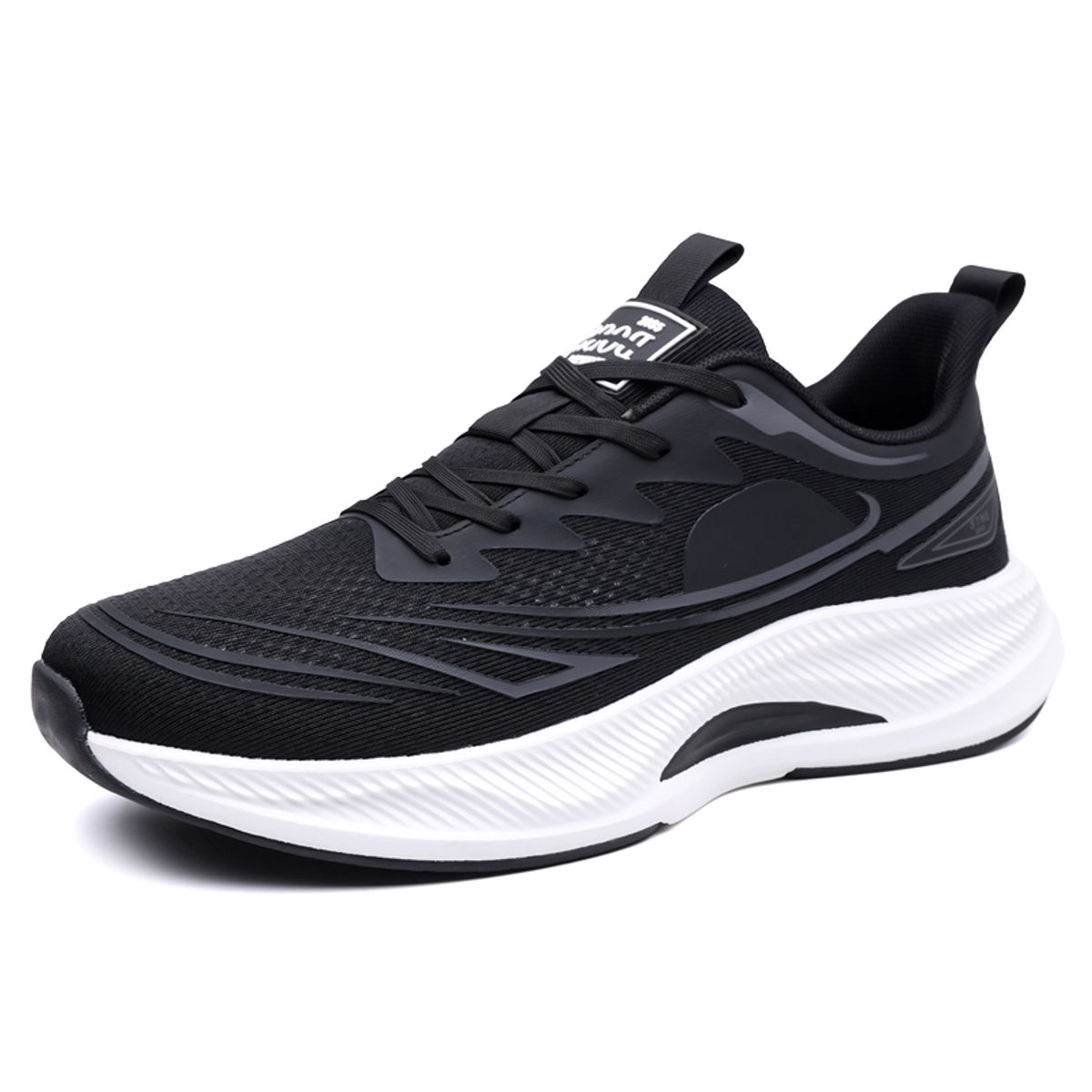 SHANDIAN - Zapatillas Hombre Gris