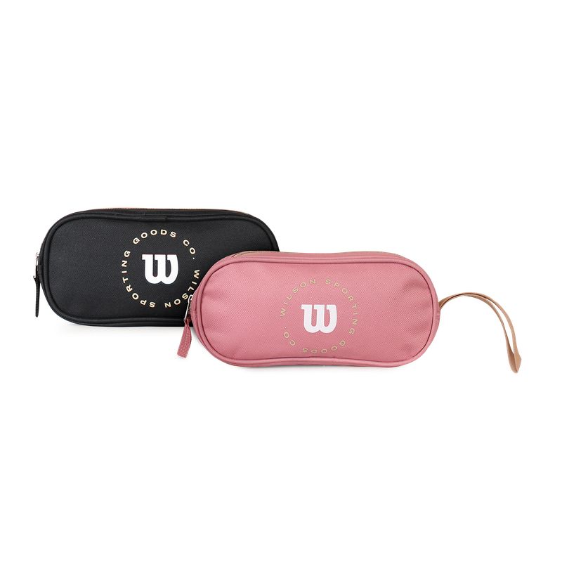 WILSON - Pack 2 estuches Wilson Charlotte rosado y negro