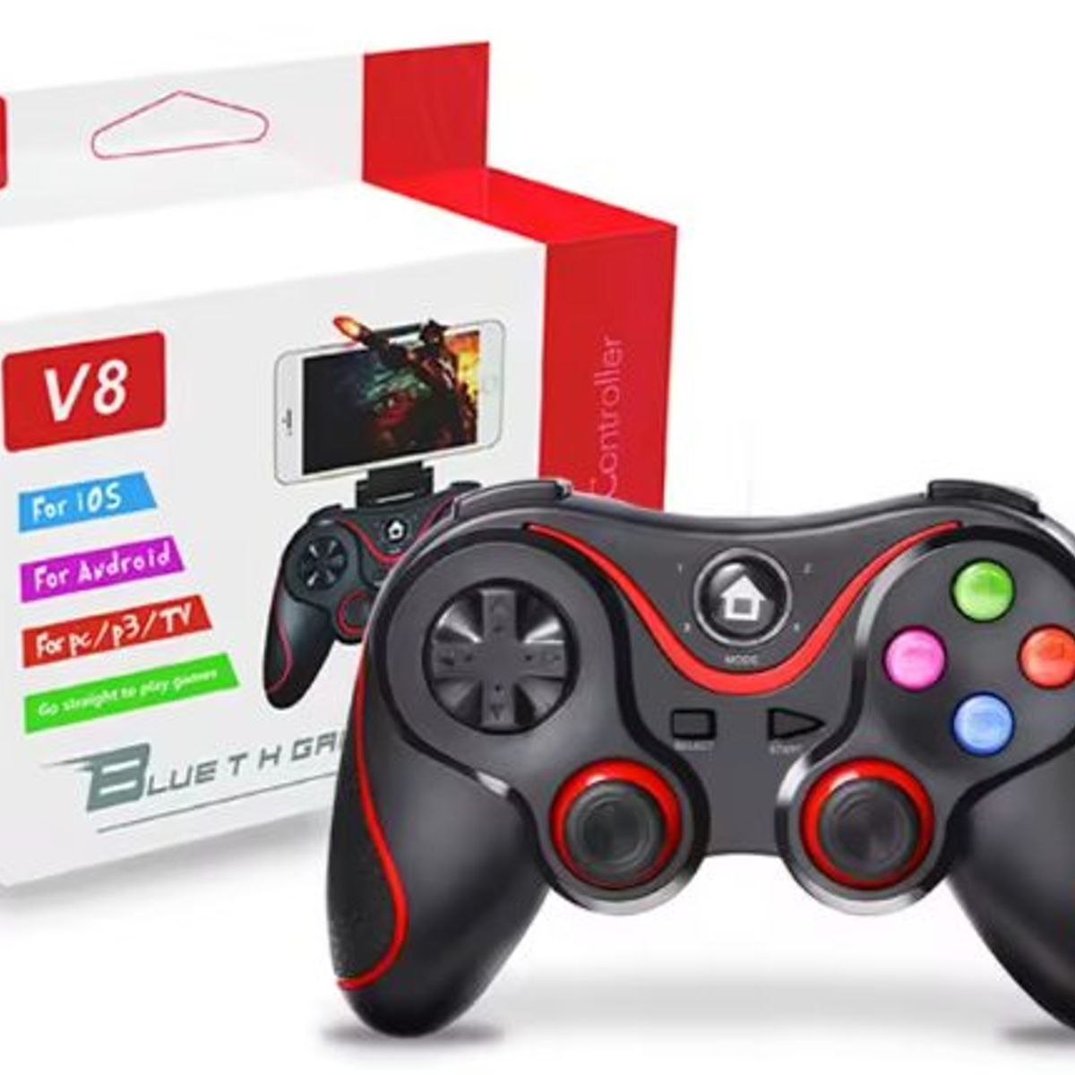GENERICO - JoystickControl Inalámbrico Bluetooth V8