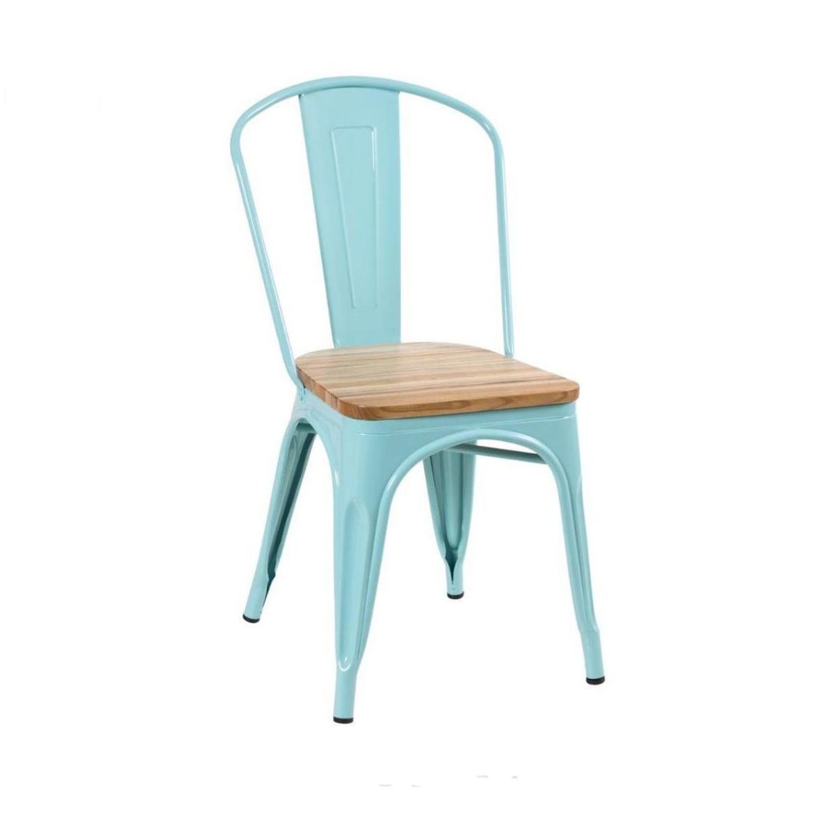 HABITA2 CHILE - Silla Tolix con asiento de madera