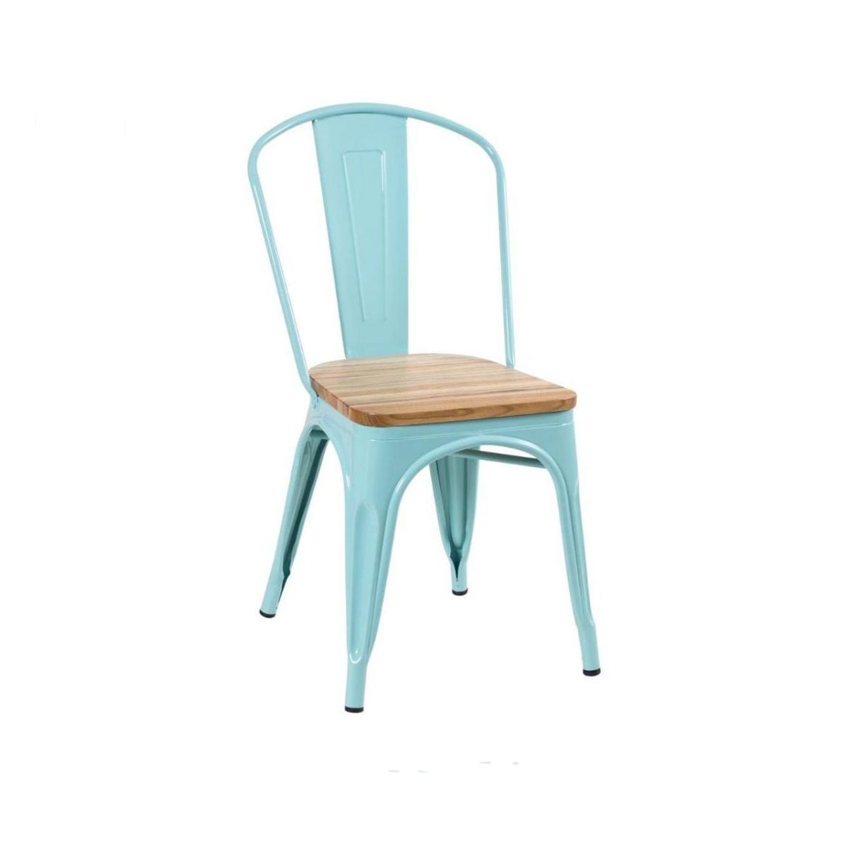 HABITA2 CHILE - Silla Tolix con asiento de madera