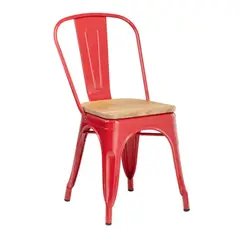 HABITA2 CHILE - Silla Tolix con asiento de madera