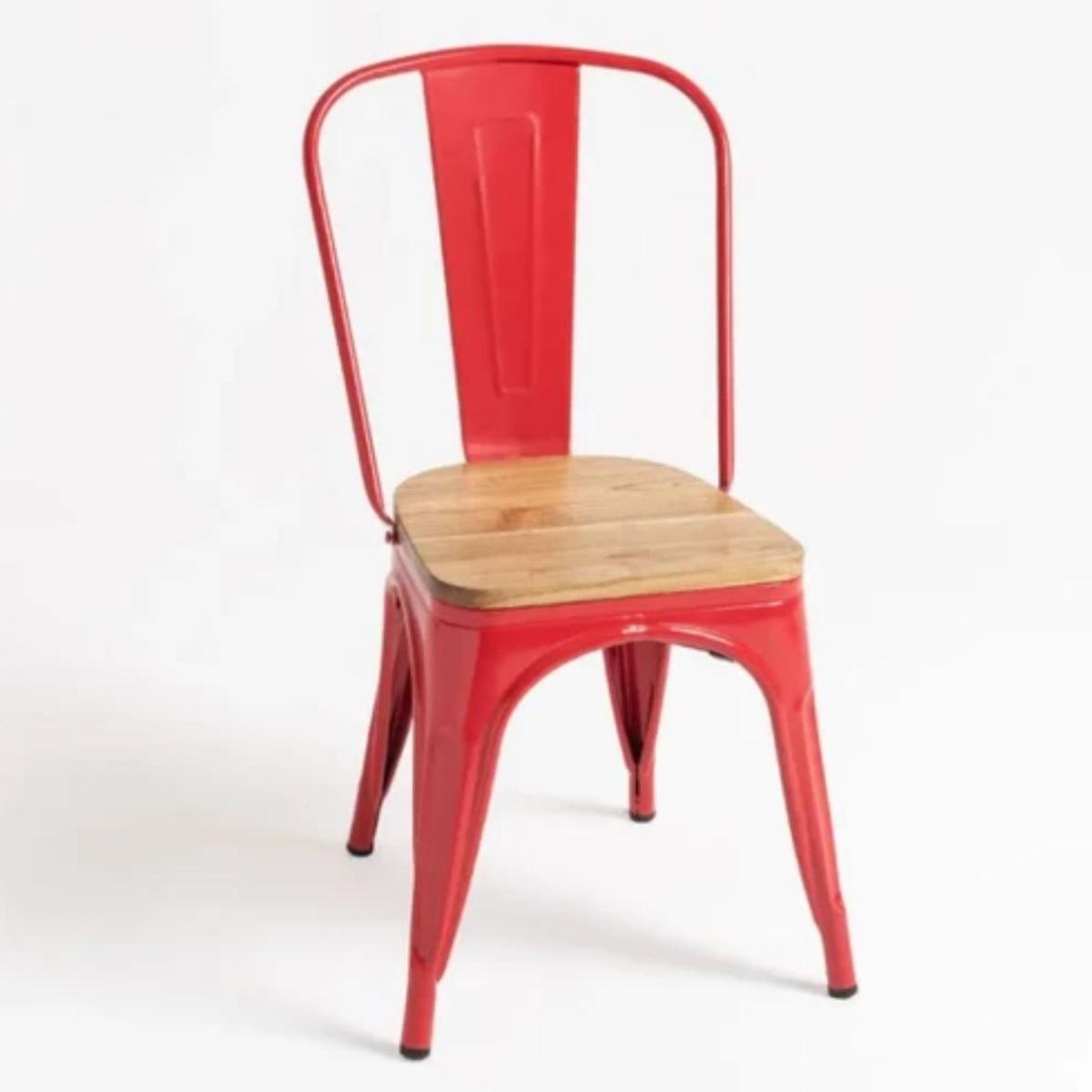 HABITA2 CHILE - Silla Tolix con asiento de madera