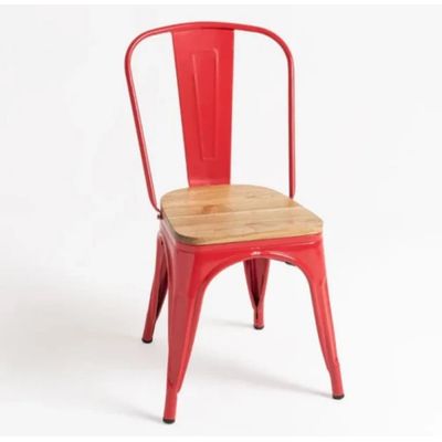 Imagen 2 del producto Silla Tolix con asiento de madera