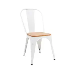 HABITA2 CHILE - Silla Tolix con asiento de madera