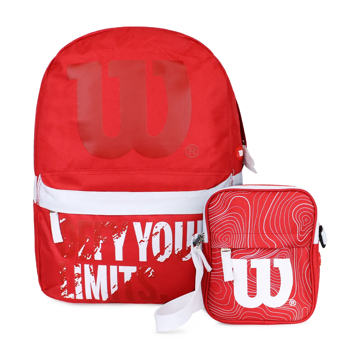 WILSON - Pack Wilson Mochila Defy + Bandolera Harlem Roja