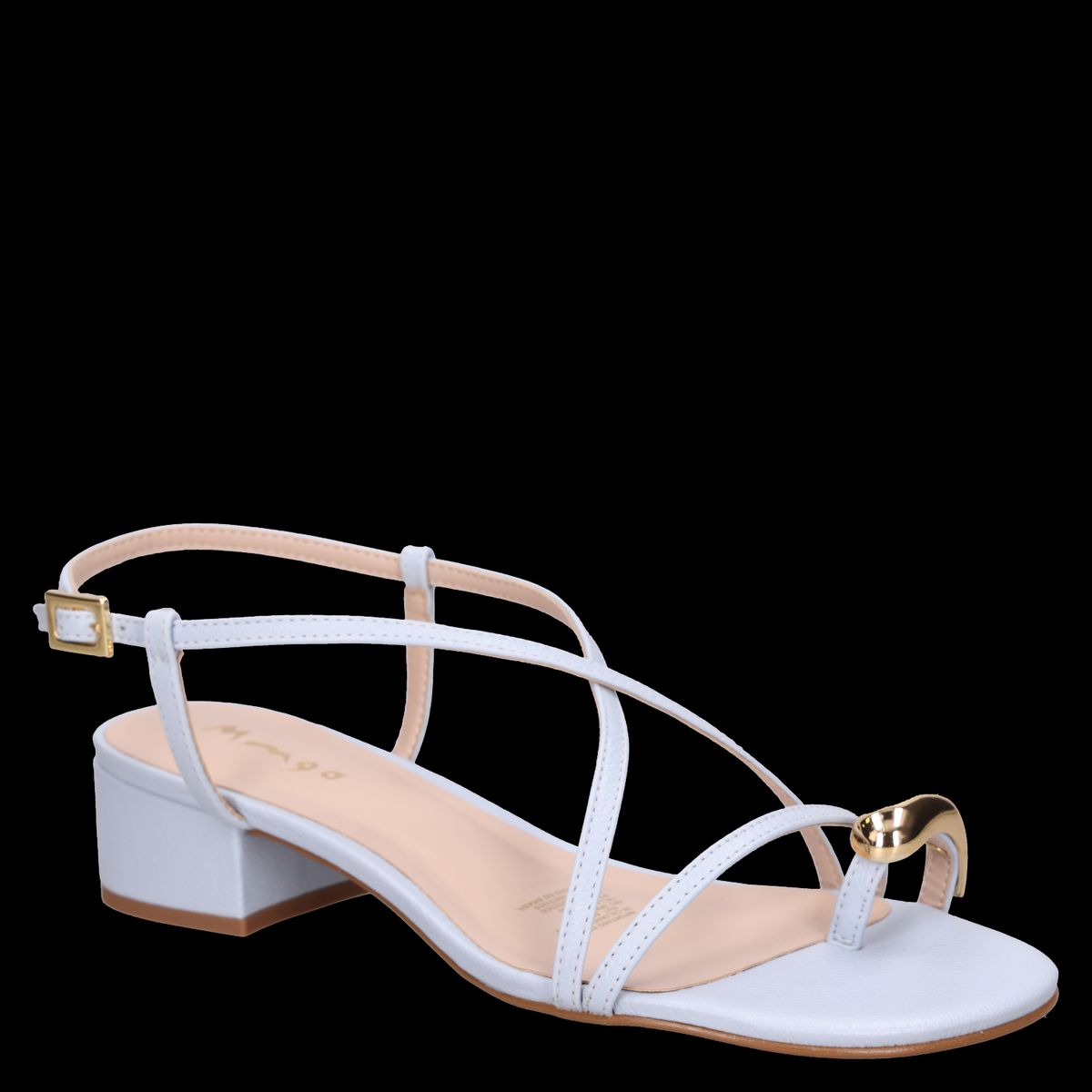 MINGO - Sandalia Mujer Casual Celeste Mingo