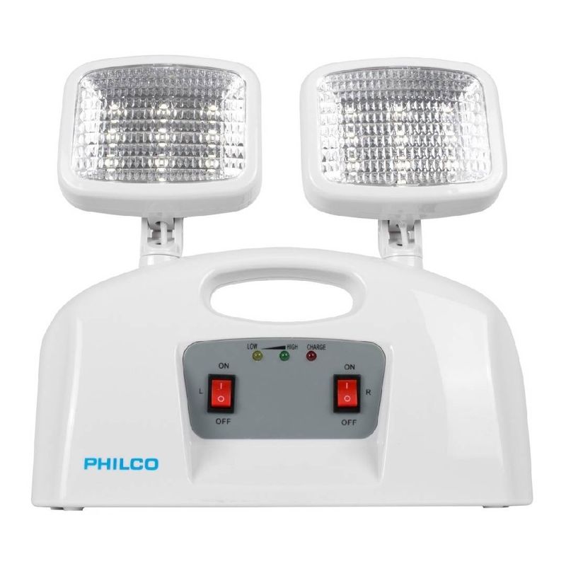 PHILCO - Lampara de Emergencia Philco 2 Focos AT58