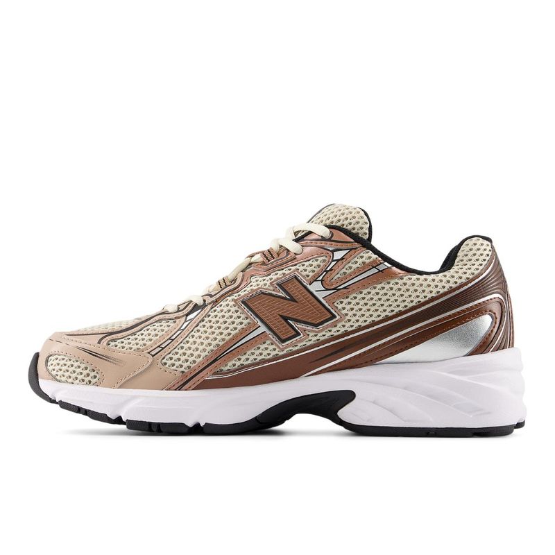 NEW BALANCE - Zapatillas Urbanas Unisex New Balance 740 Blanca/Café