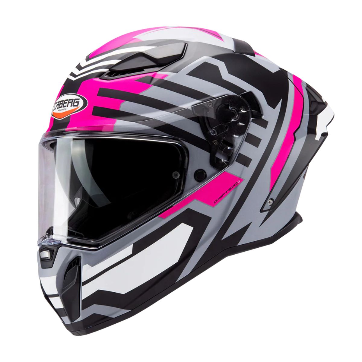 CABERG - Casco De Moto Caberg Drift Evo II Horizon Matt Grey Black Fuchsia_.