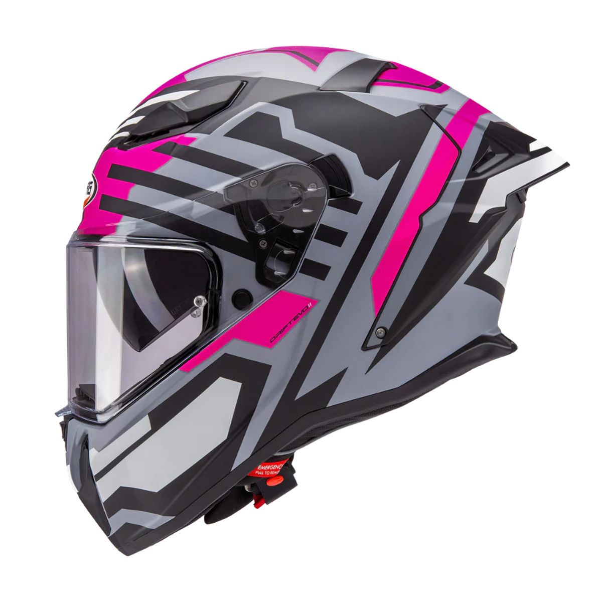 CABERG - Casco De Moto Caberg Drift Evo II Horizon Matt Grey Black Fuchsia_.