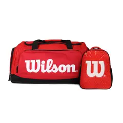WILSON - Pack bolso Luton rojo + mochila Sweet infantil roja