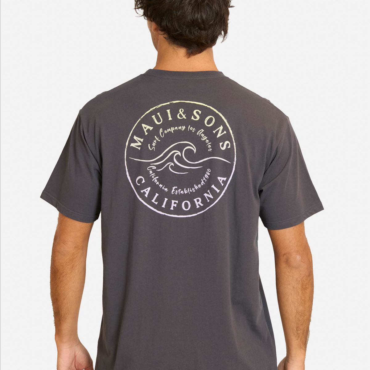 MAUI AND SONS - Polera MC Ficus Gris Hombre Maui And Sons