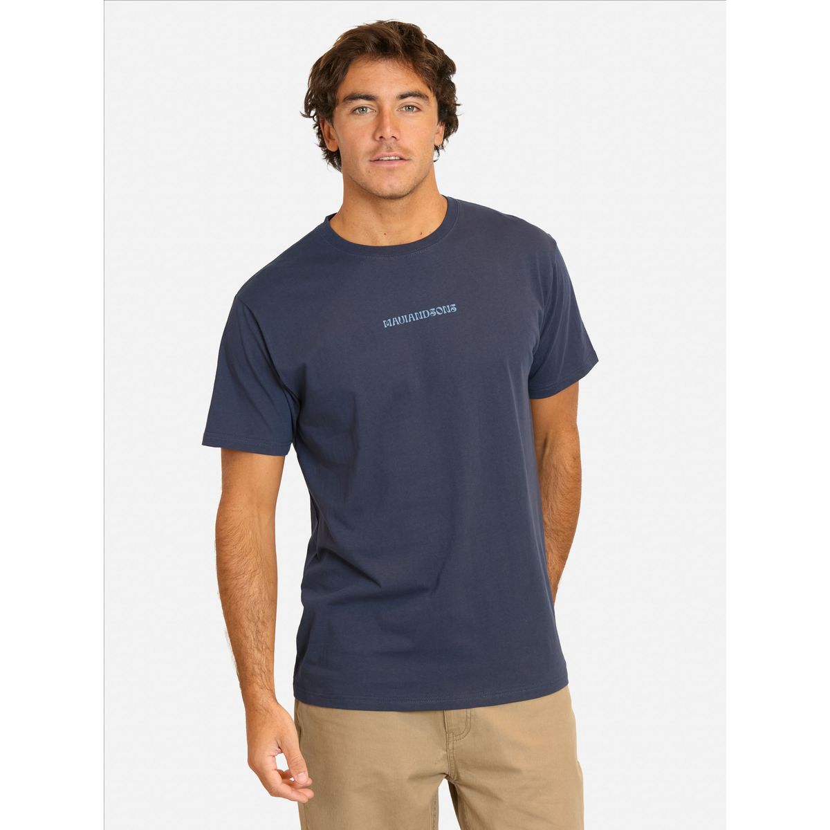 MAUI AND SONS - Polera MC Fipuni Azul Hombre Maui And Sons