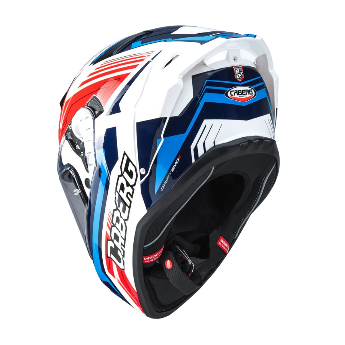 CABERG - Casco Para Moto Caberg Drift Evo II Jarama White Red Blue_.
