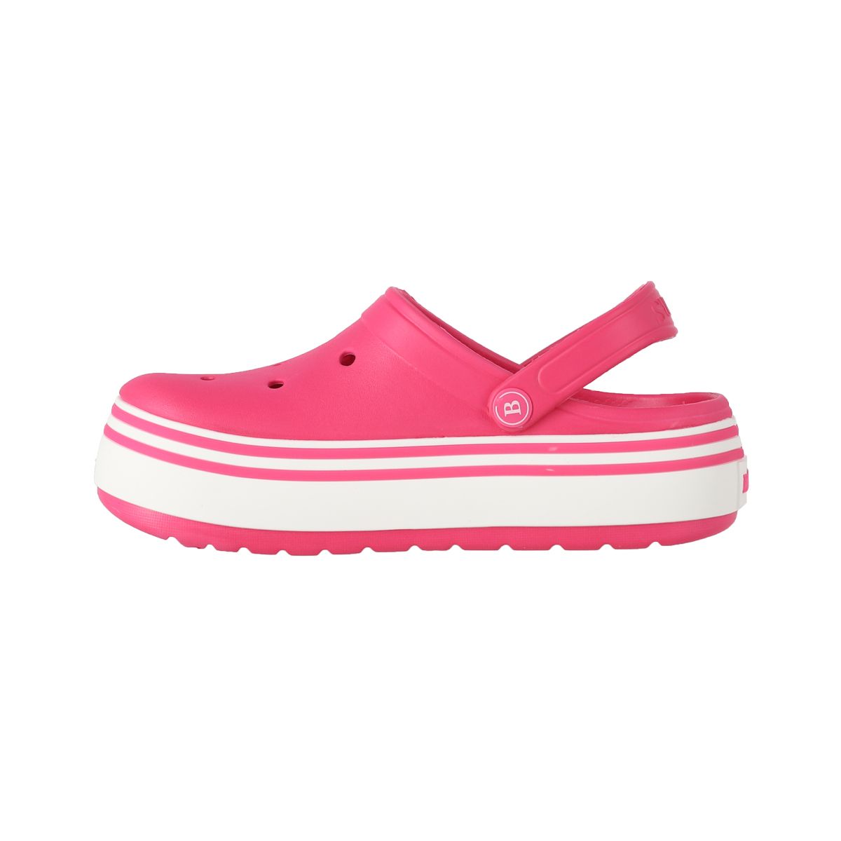 BAMERS - Zuecos Plataforma Mujer Bamers Airline High Fucsia
