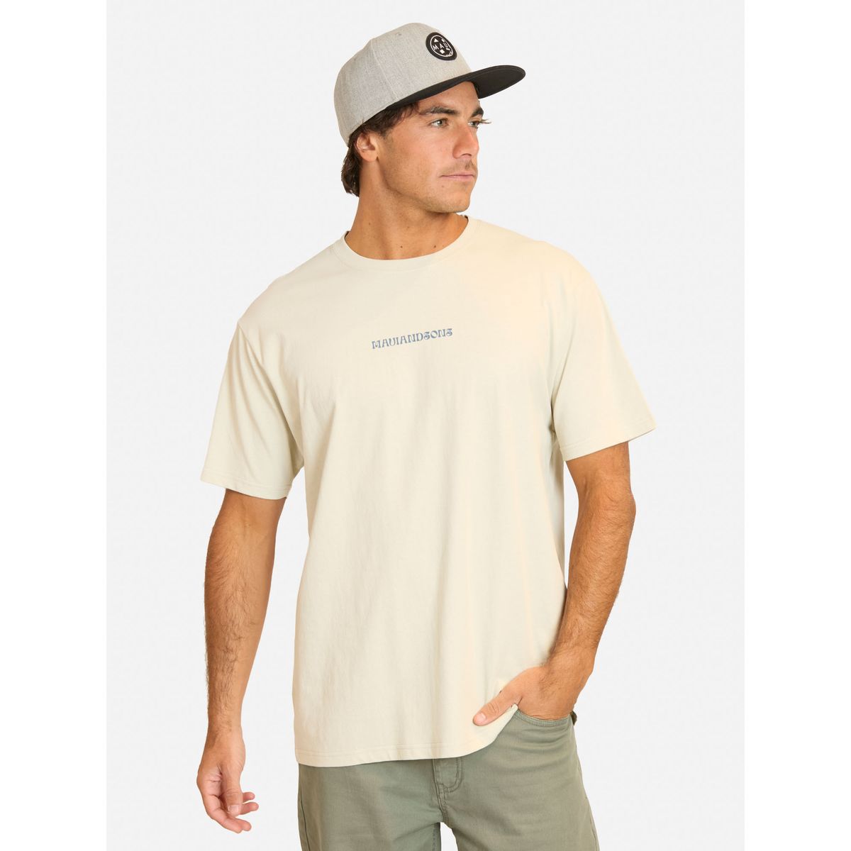 MAUI AND SONS - Polera MC Fipuni Beige Hombre Maui And Sons