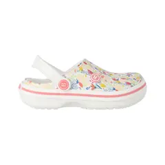 BAMERS - Zuecos Niñas Airline Beige Print